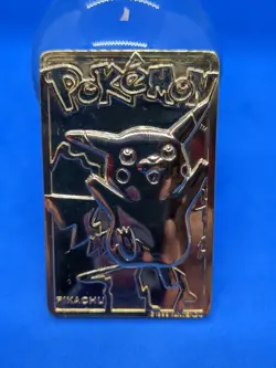 Pikachu 1999 Pokemon 23K Gold- Plated Burger King Nintendo Promo Trading Card! - Image 2
