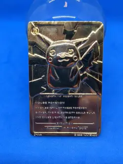Pikachu 1999 Pokemon 23K Gold- Plated Burger King Nintendo Promo Trading Card! - Image 3
