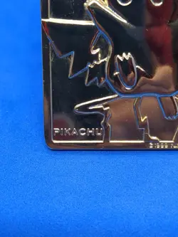 Pikachu 1999 Pokemon 23K Gold- Plated Burger King Nintendo Promo Trading Card! - Image 4