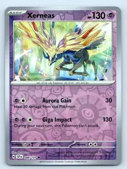 Xerneas 088/191 Uncommon Surging Sparks Pokemon Reverse Holo Near Mint - Image 1