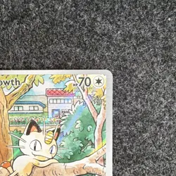 Pokemon TCG Meowth Illustration Rare Holo Me02: Phantasmal Flames 106/094 EN - Image 2