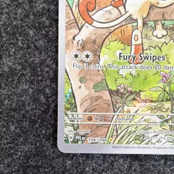 Pokemon TCG Meowth Illustration Rare Holo Me02: Phantasmal Flames 106/094 EN - Image 4