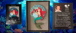 RARE! Disney Featured Artist Little Mermaid Ariel Jumbo Pin Grotto Reflections - Image 1