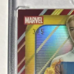 2026 Topps Finest Fantastic Four Human Torch Red /5 & Black /10 Auto Bundle - Image 2