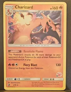 Charizard - 3/70 (#39 Charizard Stamped) - Battle Academy (BTA) Pokemon - Image 1