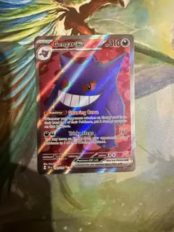 193/162 Gengar ex Temporal Forces Full Art Pokemon Card near mint - Image 1