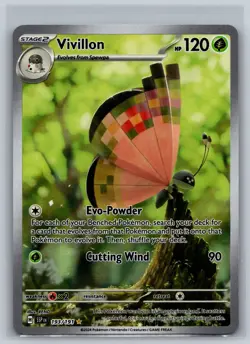 Vivillon Holo Illustration Rare SV08: Surging Sparks 193/191 NM - Image 1