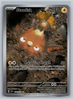 Stunfisk 202/191 SV08: Surging Sparks Pokemon TCG Illustration Rare English NM - Image 1
