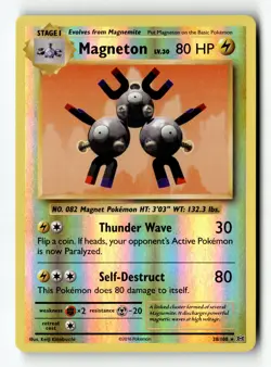 Pokemon Card Magneton Reverse Holo LP XY - Evolutions 38/108 - Image 1