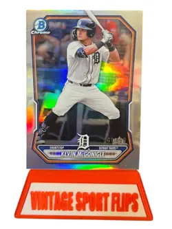Kevin McGonigle Detroit Tigers 2026 Bowman Chrome Refractor #'d 261/499 BC-145 - Image 1