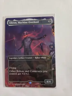 MTG Marvel Super Heroes - Ultron, Machine Overlord Rare Ext Art EN - 0507 - Image 1