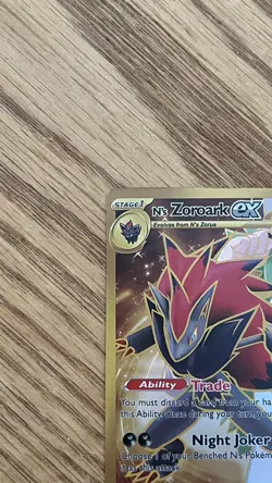 N's Zoroark ex 189/159 Secret Rare Journey Together Pokemon Card NM/M - Image 2