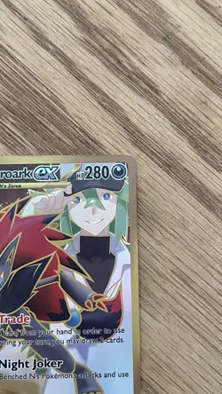 N's Zoroark ex 189/159 Secret Rare Journey Together Pokemon Card NM/M - Image 3