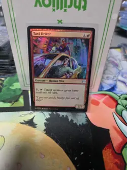 NM Foil Taxi Driver, MTG, Marvel's Spider-Man, Magic the Gathering, 97 - Image 1