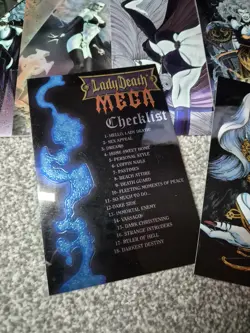 Lady Death Mega Card 10 -Missing Cards - Chaos Comics 1997 Set Of 34 - Image 3