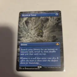 Mystical Tutor Borderless Dominaria Remastered Pack Fresh MTG MINT - Image 1