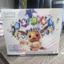 Pokemon TCG Scarlet & Violet Prismatic Evolutions Elite Trainer Box Promo 9pk - Image 1