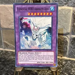 Konami Yu-Gi-Oh! TCG Elemental HERO Absolute Zero GENF-ENSE1 Ltd Ed Foil - Image 1