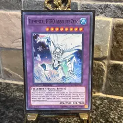 Konami Yu-Gi-Oh! TCG Elemental HERO Absolute Zero GENF-ENSE1 Ltd Ed Foil - Image 3