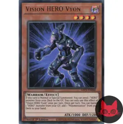 Yugioh Vision HERO Vyon GFP2-EN060 Ultra Rare 1st Edition NM - Image 1