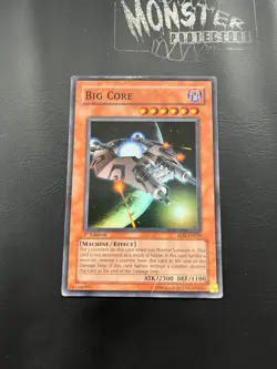 YUGIOH BIG CORE SUPER RARE RDS-EN030 1ST EDITION PLAYED - Image 1
