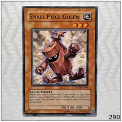 Small Piece Golem - TDGS-EN006 - Common Unlimited Yugioh - Image 1