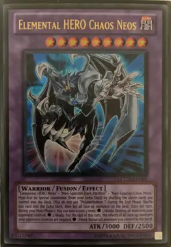 YuGiOh Elemental HERO Chaos Neos Ultra Rare LCGX-EN065 - Image 1