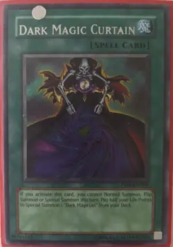 YuGiOh Dark Magic Curtain Secret Rare PP01-EN008 - Image 1
