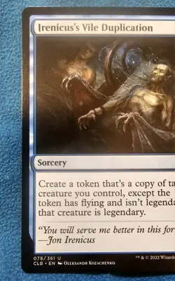 MTG Battle For Baldur's Gate Irennicus's Vile Duplication 78 Uncommon Regular - Image 4