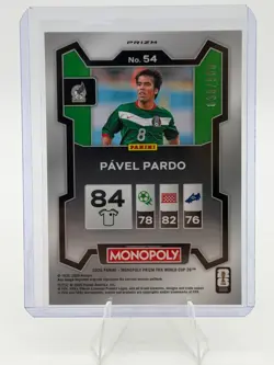 2026 Prizm Monopoly FIFA World Cup #54 Pavel Pardo /500 Gold Shimmer Mexico - Image 2