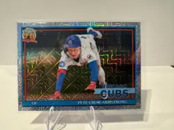 Pete Crow-Armstrong 1991 Topps Chrome Mojo Refractor Cubs 🔥 PCA 2026 - Image 1