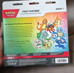 Pokemon TCG First Partner Illustration Collection Series 1 2 Packs + 3 Promos - Image 2