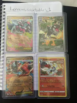 Pokemon TCG 4 PROMO cards mega Charizard X/Tyrunt/Mega Lucario/Cinderace - Image 3