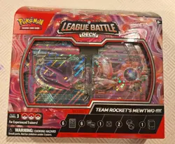 Pokemon TCG: Team Rocket’s Mewtwo ex League Battle Deck - Slight Open - Image 1
