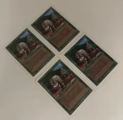 MTG * X4 Timber Wolves X4 LP Revised (3rd) Edition Playset Regular SellbyCyn - Image 2