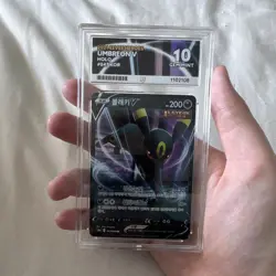 Pokemon TCG Umbreon V Holo Eevee Heroes Korean Ace Grading 10 #047/069 - Image 3