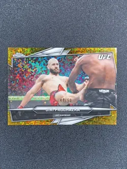 2026 Topps Chrome UFC Jiri Prochazka Gold Mimi Diamonds /50 - Image 1