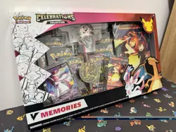 Pokemon TCG Celebrations Lance's Charizard V and Dark Sylveon V Collection Box - Image 2
