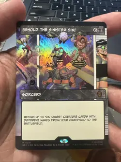 MTG Behold The Sinister Six! (Showcase) Marvel’s Spider-Man Foil NM - Image 1