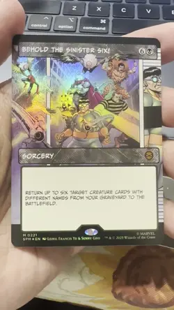 MTG Behold The Sinister Six! (Showcase) Marvel’s Spider-Man Foil NM - Image 2