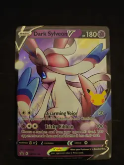 Pokemon Dark Sylveon v SWSH134 Celebrations Collection Promo 2021 NM/MINT - Image 2