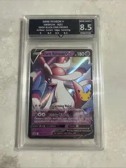 Pokemon Dark Sylveon V SWSH134 Celebrations Collection Promo Get Graded 8.5 - Image 1