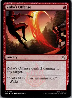 Zuko's Offense 247 Foil Avatar: The Last Airbender: Eternal-Legal MTG NM - Image 1