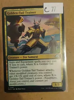Golden-Tail Trainer - 187 - MH3 - NM - MTG Magic the Gathering - Image 1