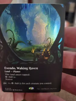 MTG - Evendo Waking Haven- Borderless Foil Mythic #279 NM/Mint (Pack Fresh) - Image 1
