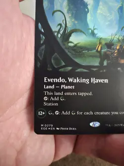 MTG - Evendo Waking Haven- Borderless Foil Mythic #279 NM/Mint (Pack Fresh) - Image 3