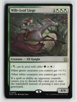 Wilt-Leaf Liege 0668 Foundations FDN MTG Magic - Image 1