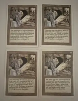 MTG * X4 Library of Leng X4 Revised (3rd) Edition Playset Regular SellbyCyn - Image 1