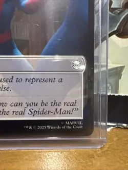 MTG Marvel Spider-Man Copy Token T0001 | Spider-Verse Meme Double-Sided In Hand - Image 3
