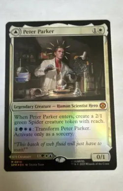 Peter Parker / Amazing Spider-Man Marvel's Spider-Man Foil MTG - Image 1